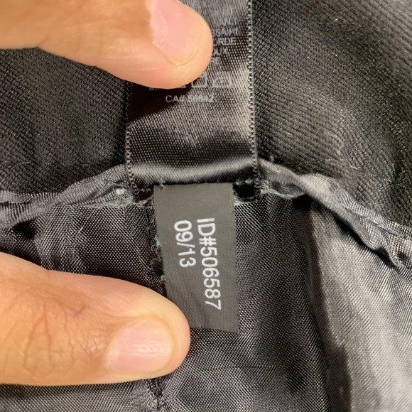 Express Pants Womens 8R Black Editor Dress Slacks Straight Leg Stretch Career - Picture 8 of 16